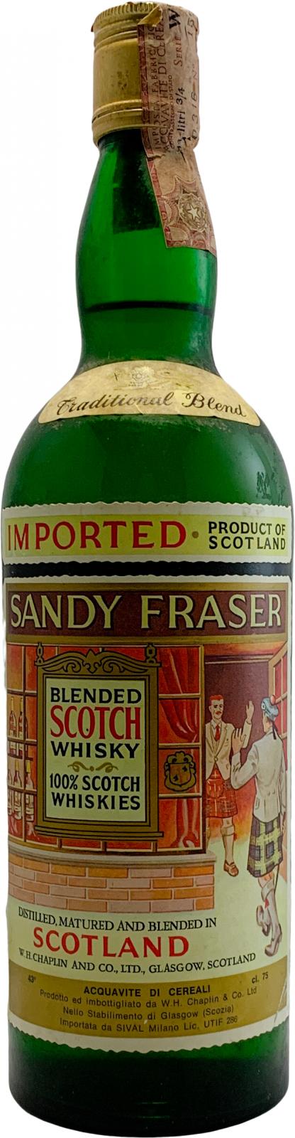 Sandy Fraser Traditional Blend Sival Milano 43% 750ml
