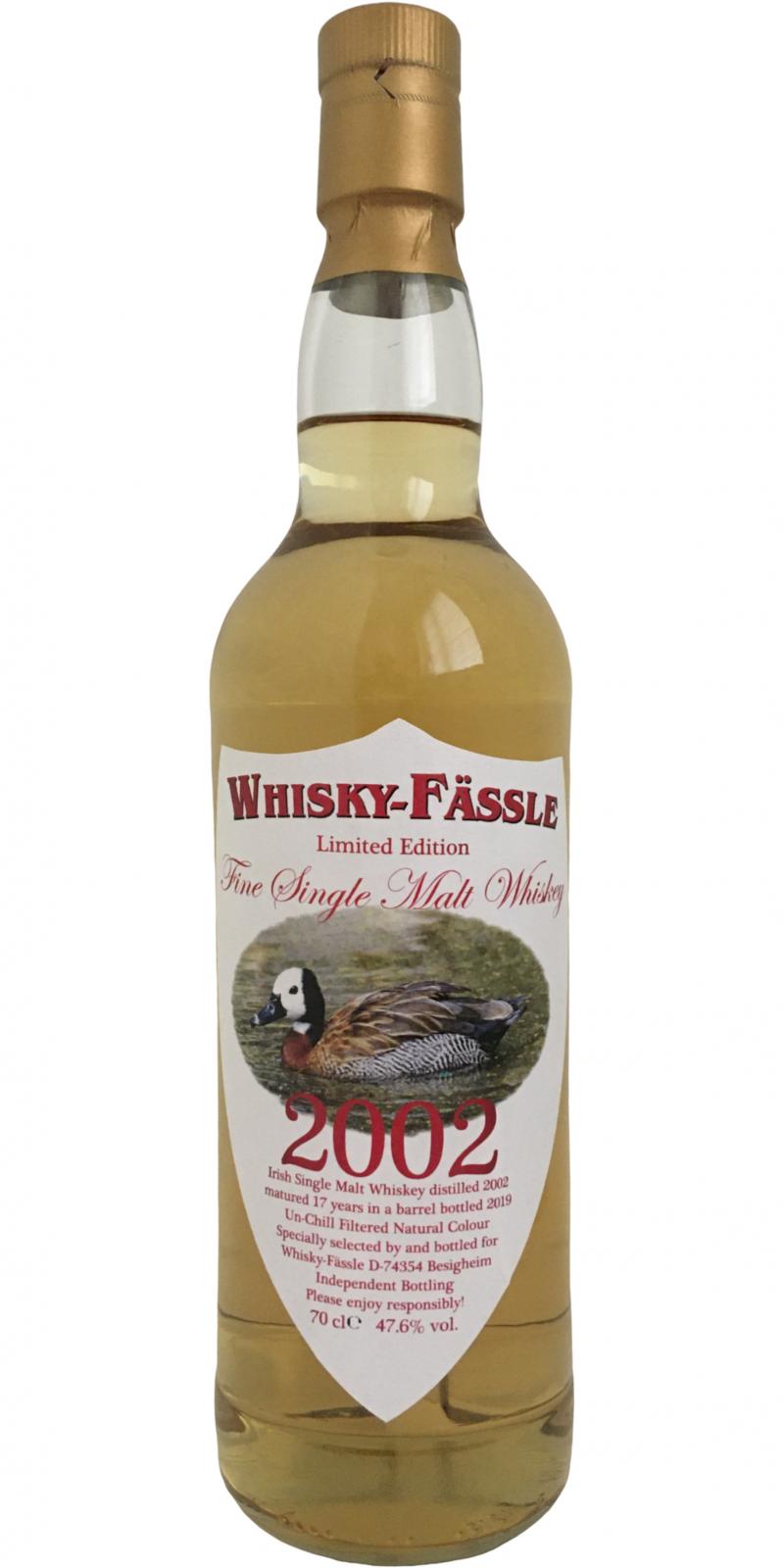 Irish Single Malt Whiskey 2002 W-F