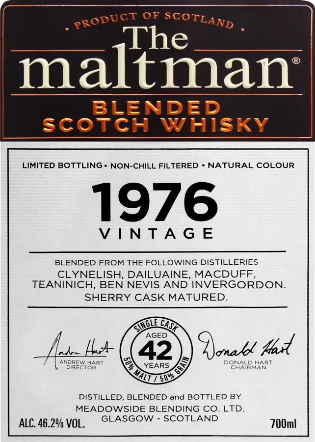 Blended Scotch Whisky 1976 MBl