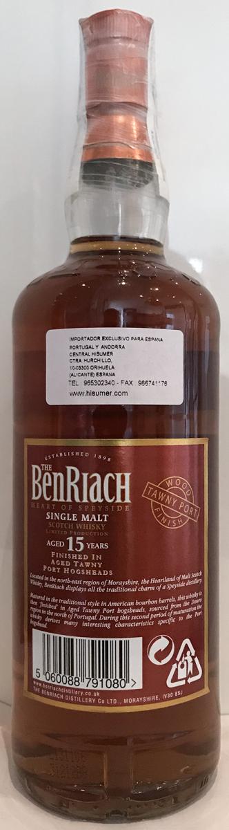 BenRiach 15-year-old Tawny Port
