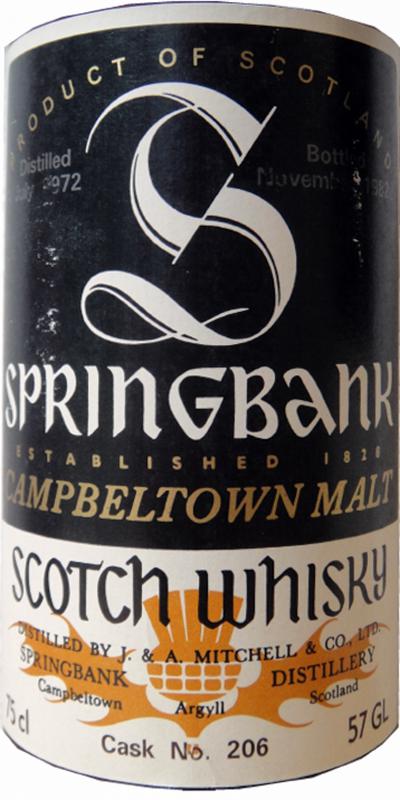 Springbank 1972