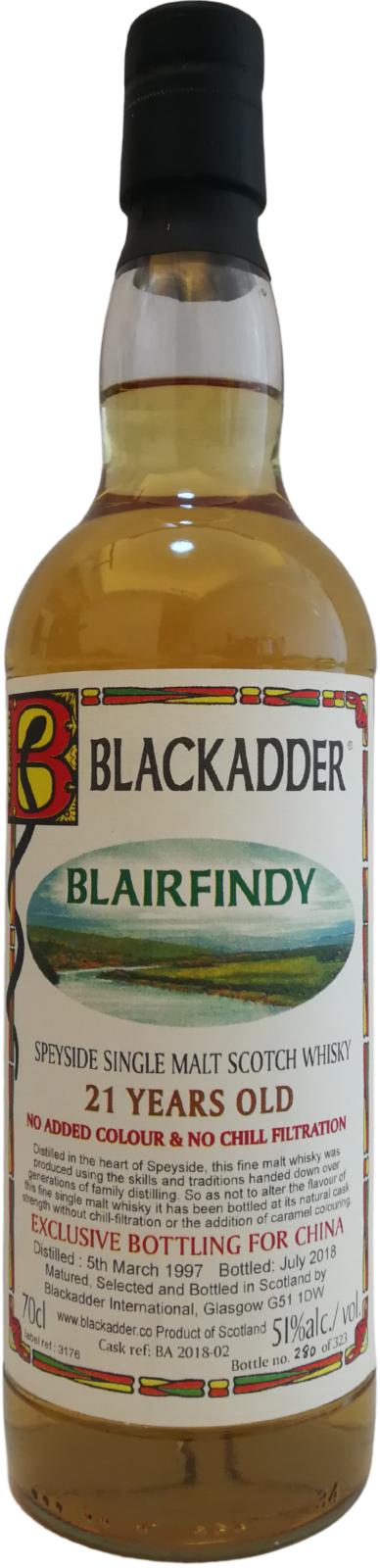 Blairfindy 1997 BA 51% 700ml