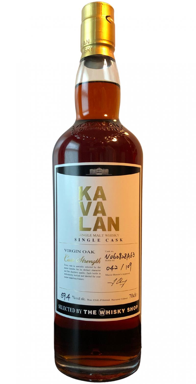 Kavalan Selection Virgin Oak N060828A63 Selected by The Whisky Shop 59.4% 700ml