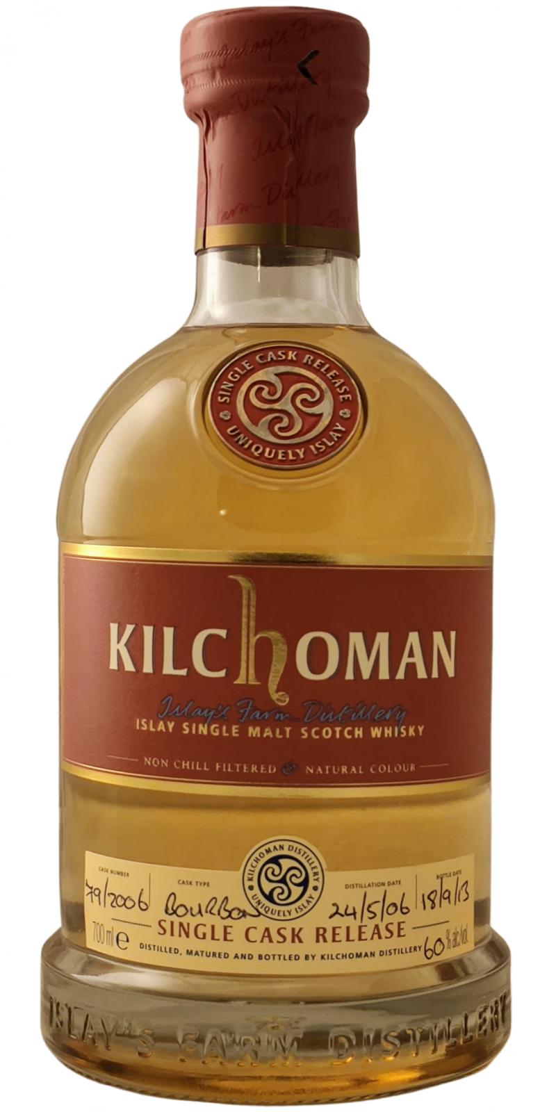 Kilchoman 2006 Single Cask Release Bourbon 79 2006 60% 700ml