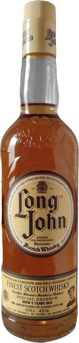 Long John 5yo Finest Scotch Whisky 43% 750ml