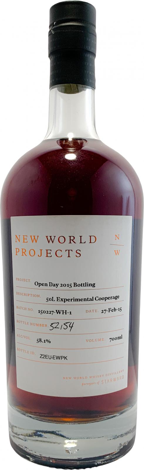 New World Projects Open Day 2015