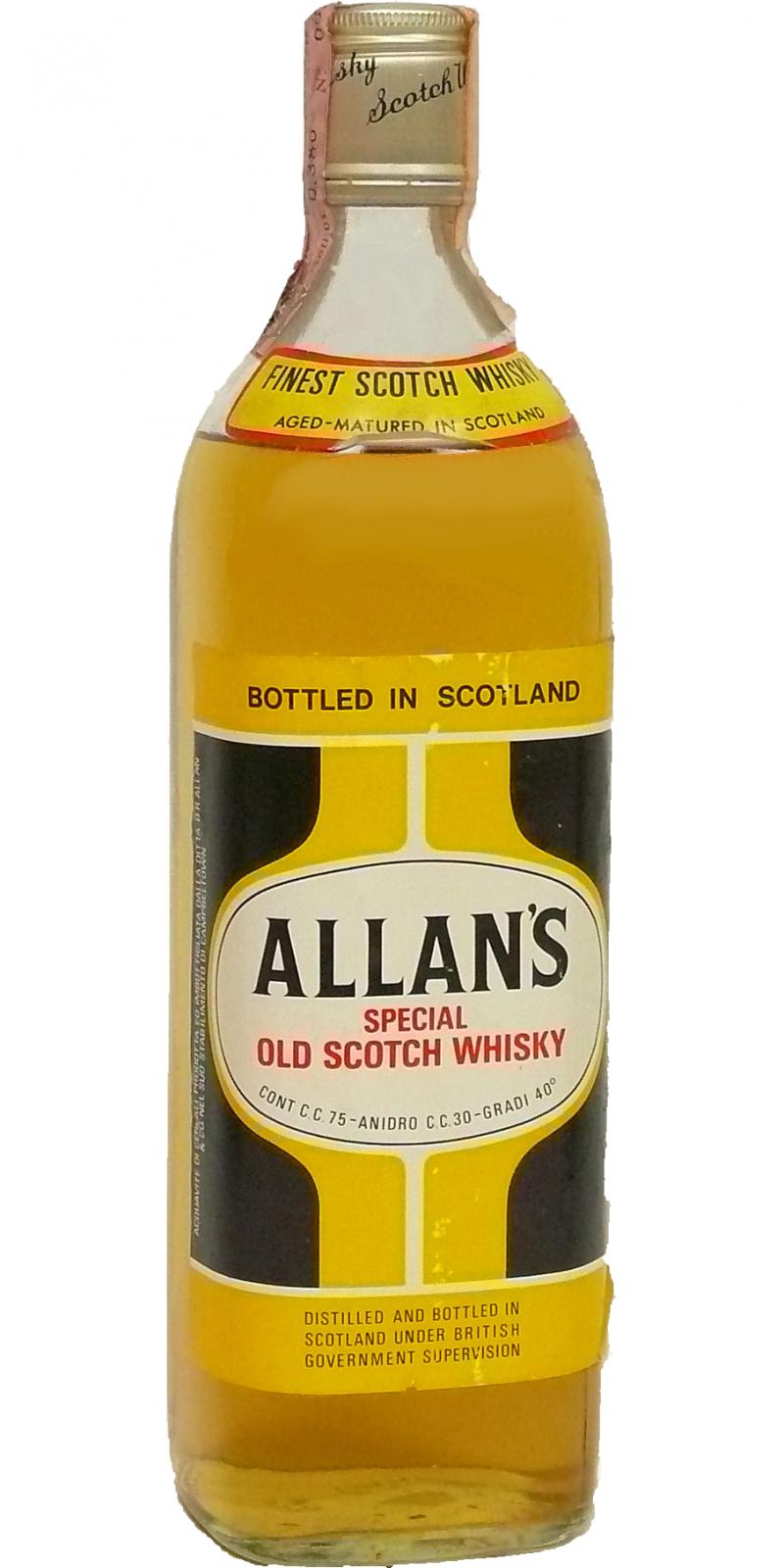 Allan's Special Old Scotch Whisky