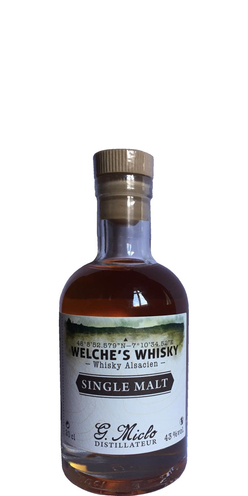 Welche's Whisky Single Malt Sauternes Casks 43% 200ml