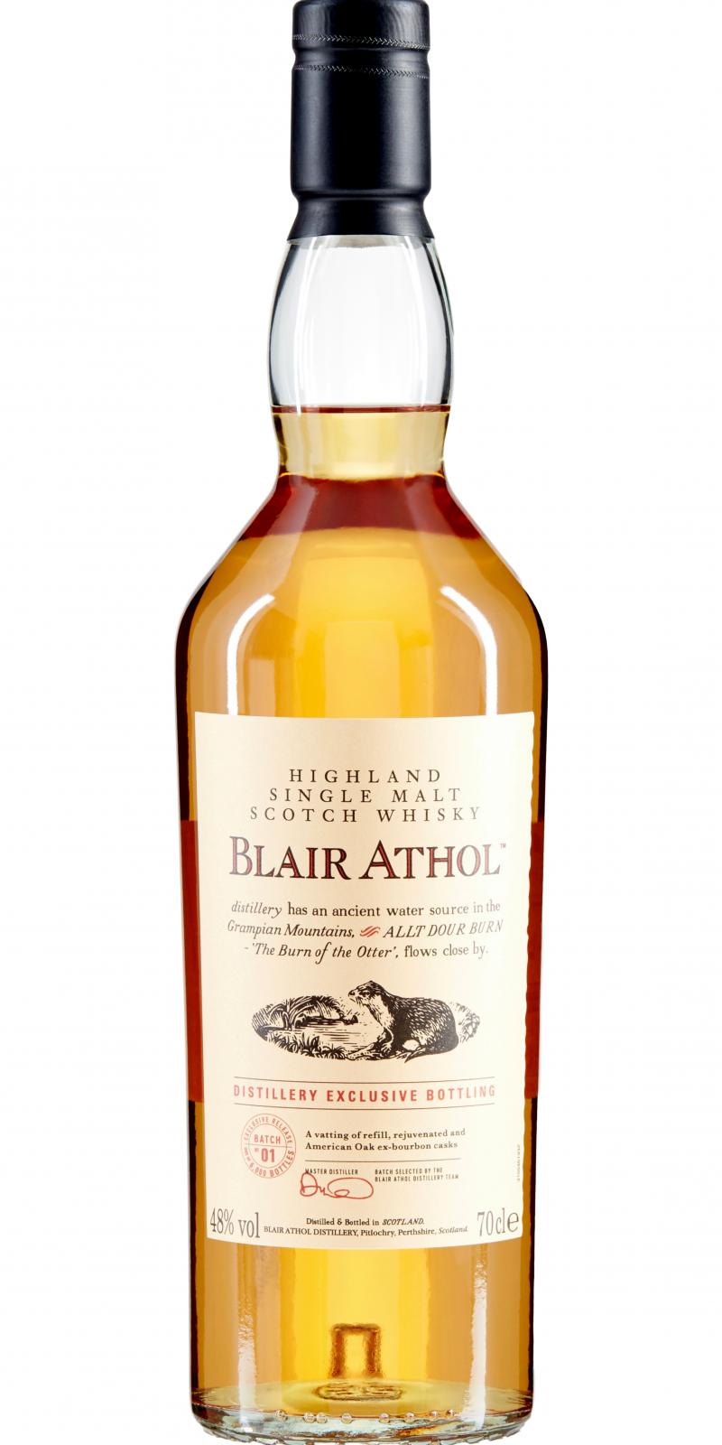 Blair Athol Distillery Exclusive Bottling - Ratings and reviews 