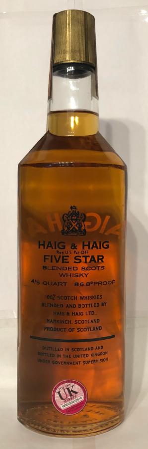 Haig & Haig Five Star - Ratings and reviews - Whiskybase