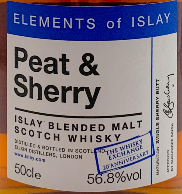 Peat & Sherry Islay Blended Malt Scotch Whisky ElD