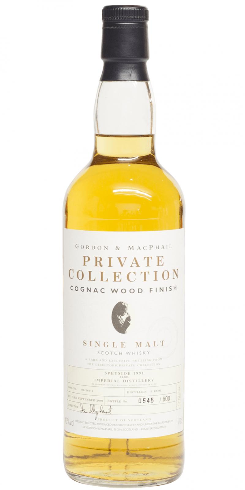 Imperial 1990 GM Private Collection Cognac Wood Finish 99/360 40% 700ml