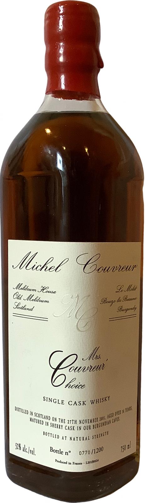 Mrs. Couvreur Choice 2001 MCo Sherry 52% 750ml