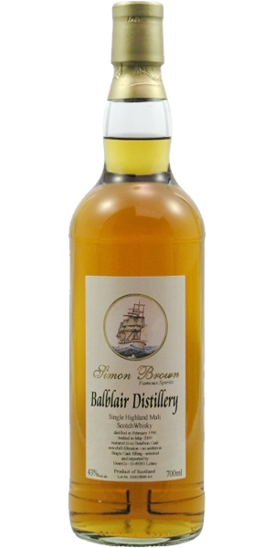 Balblair 1990 SBT ex-Bourbon Cask 43% 700ml