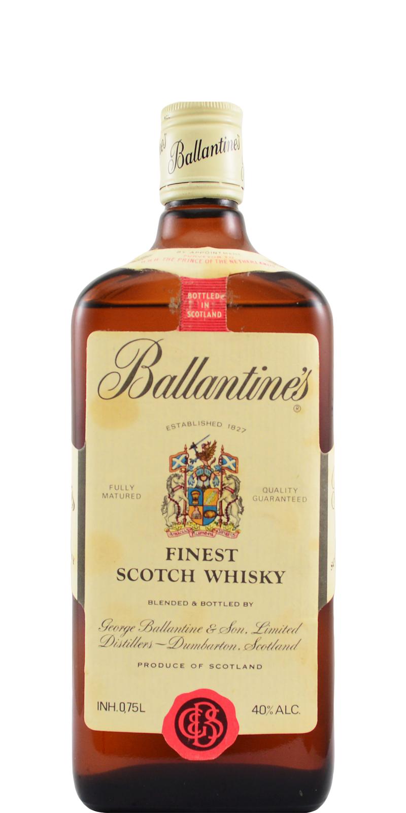 Ballantine's Finest Scotch Whisky H.R.H. The Prince of The Netherlands 40% 750ml
