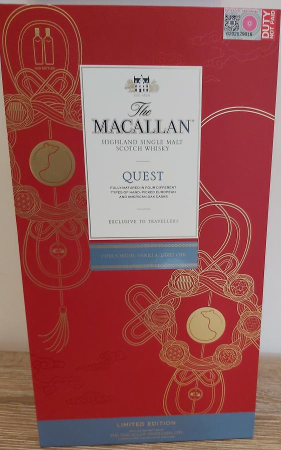 Macallan Quest European and American Oak 40% 1000ml