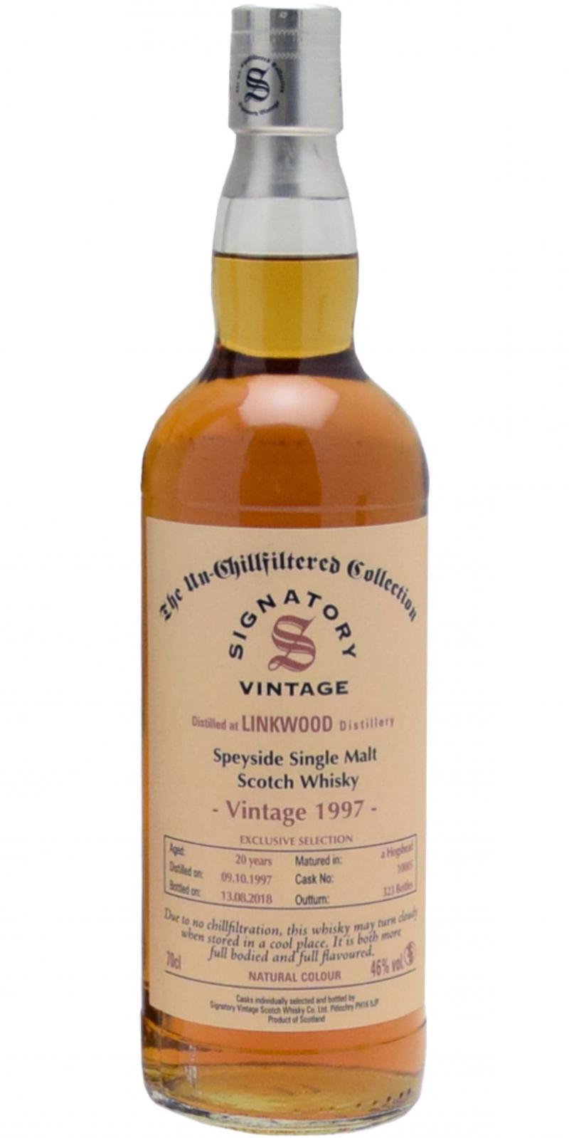 Linkwood 1997 SV The Un-Chillfiltered Collection sherry #10005 Le Comptoir Irlandais Exclusive 46% 700ml