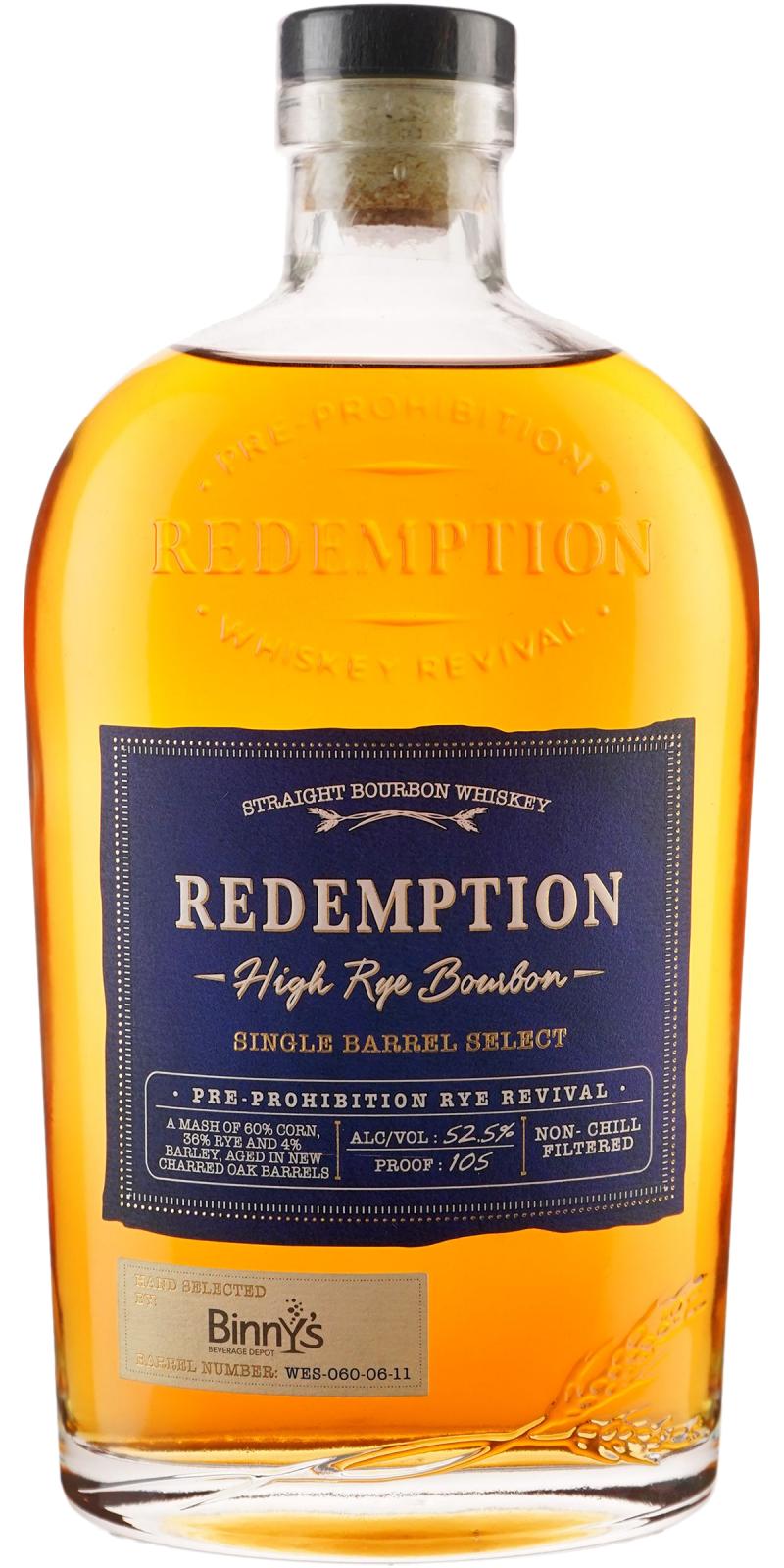 Redemption High Rye Bourbon Ratings And Reviews Whiskybase
