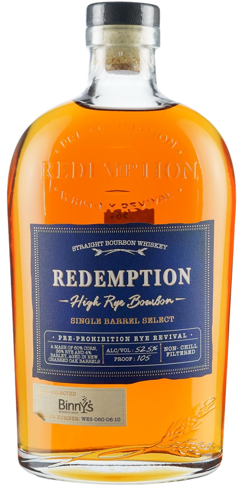 Redemption High Rye Bourbon Ratings and reviews Whiskybase