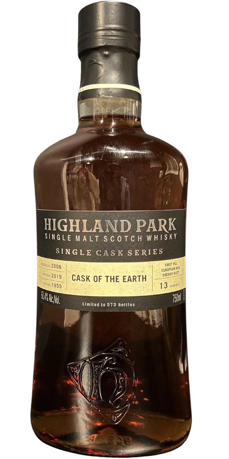 Highland Park 2006 Single Cask Series 1st Fill European Oak Sherry Butt 1959 Cask of the earth 61.4% 750ml