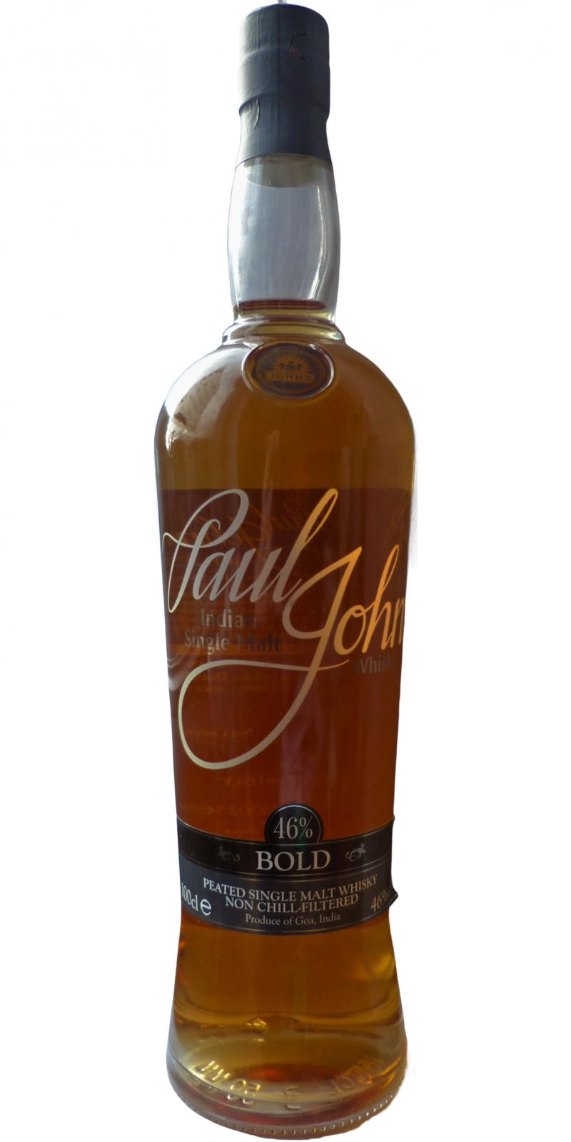Paul John Bold Bourbon Export 46% 1000ml