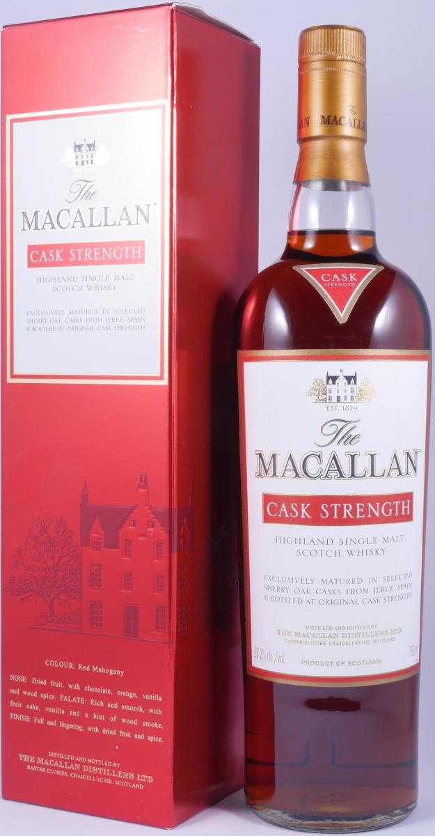 Macallan Cask Strength Ratings And Reviews Whiskybase