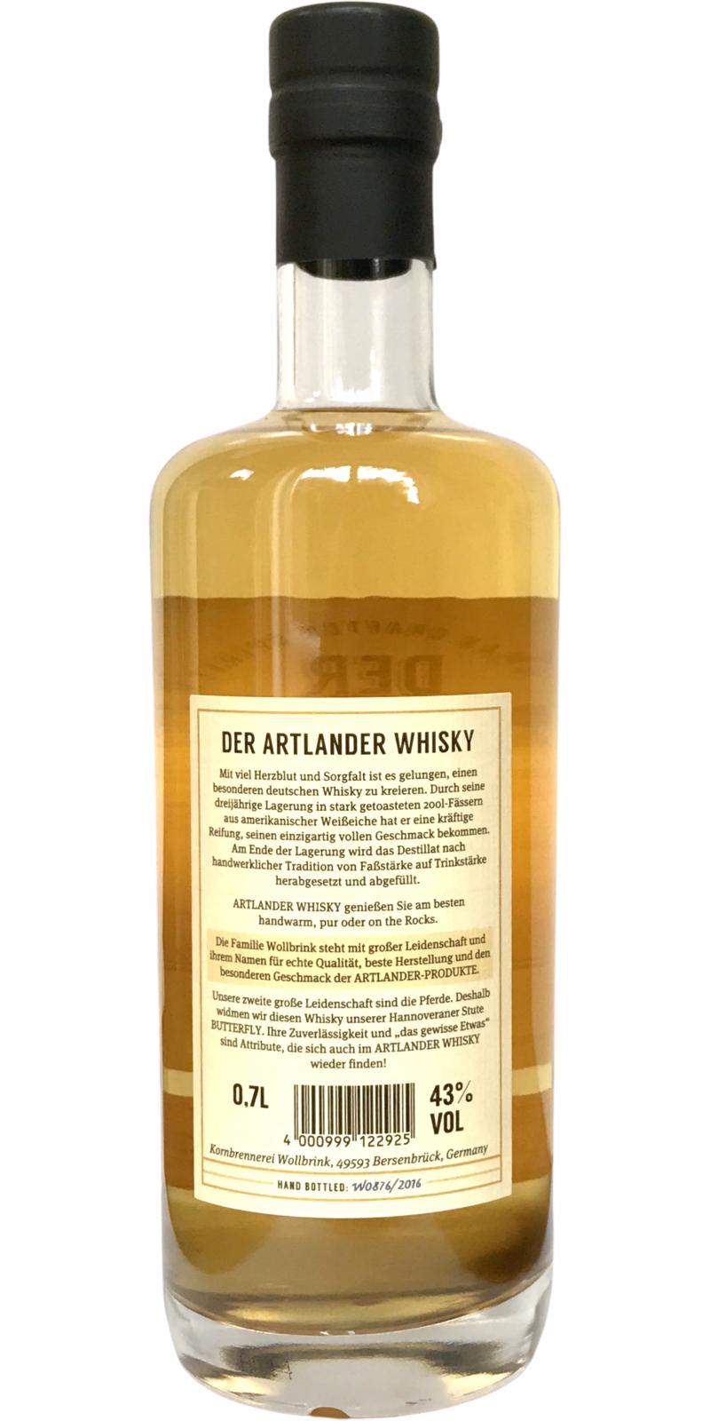 Der Artlander Whisky