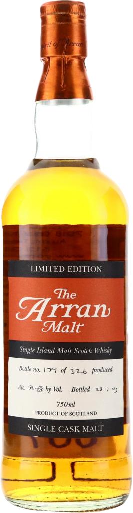 Arran 1997 Limited Edition Single Cask Malt Sherry Hogshead 97 1159 58.2% 750ml