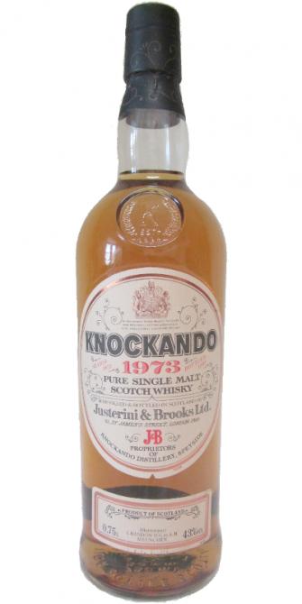 Knockando 1973 by Justerini & Brooks Ltd Chandon Import 43% 750ml