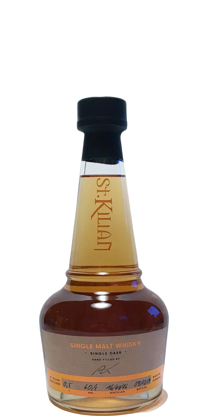 St. Kilian 2016 Distillery Only Hand-Filled Old Forester Ex-Bourbon #1749 60.4% 500ml