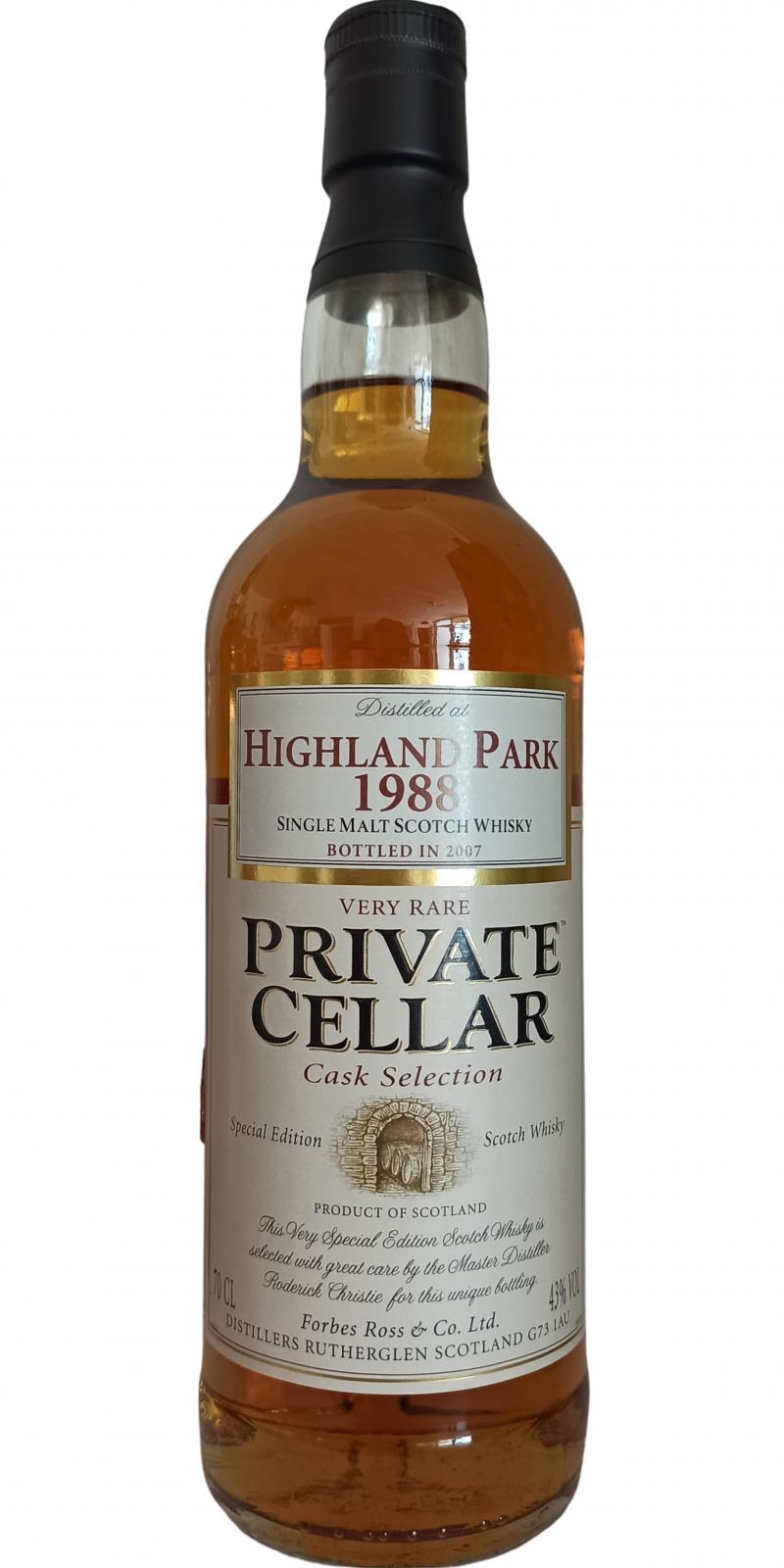Highland Park 1988 PC Cask Selection 43% 700ml