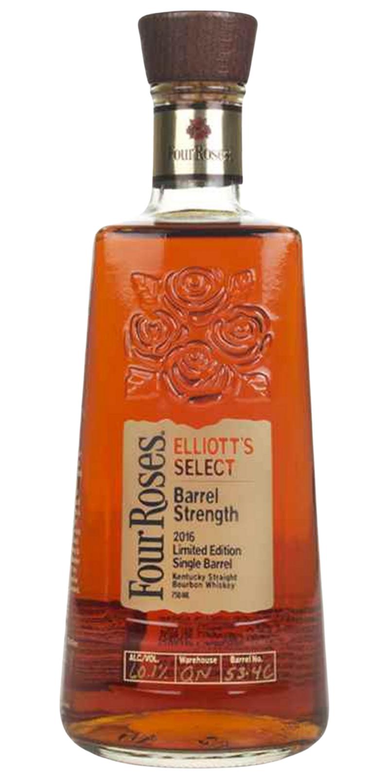 Four Roses Elliott's Select Charred Oak Barrel 53-4O 60.1% 750ml
