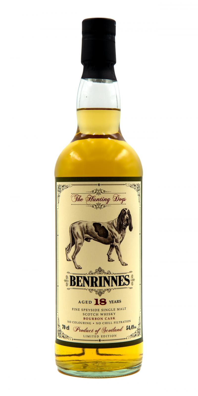 Benrinnes 2001 JW The Hunting Dogs Bourbon Cask #304712 54.4% 700ml
