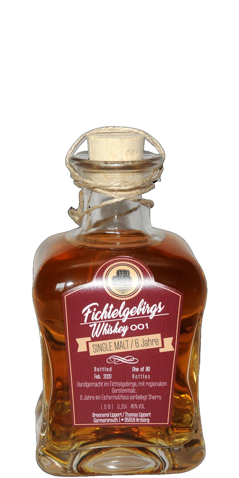 Fichtelgebirgs Whisky 2014 #001 europ. Eiche ex-sherry 001 45% 350ml