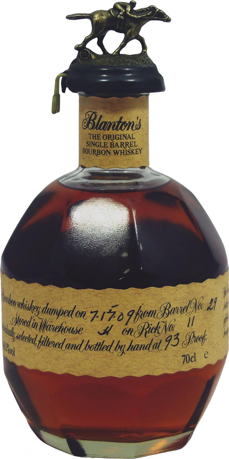 Blanton's The Original Single Barrel Bourbon Whisky #29 46.5% 700ml