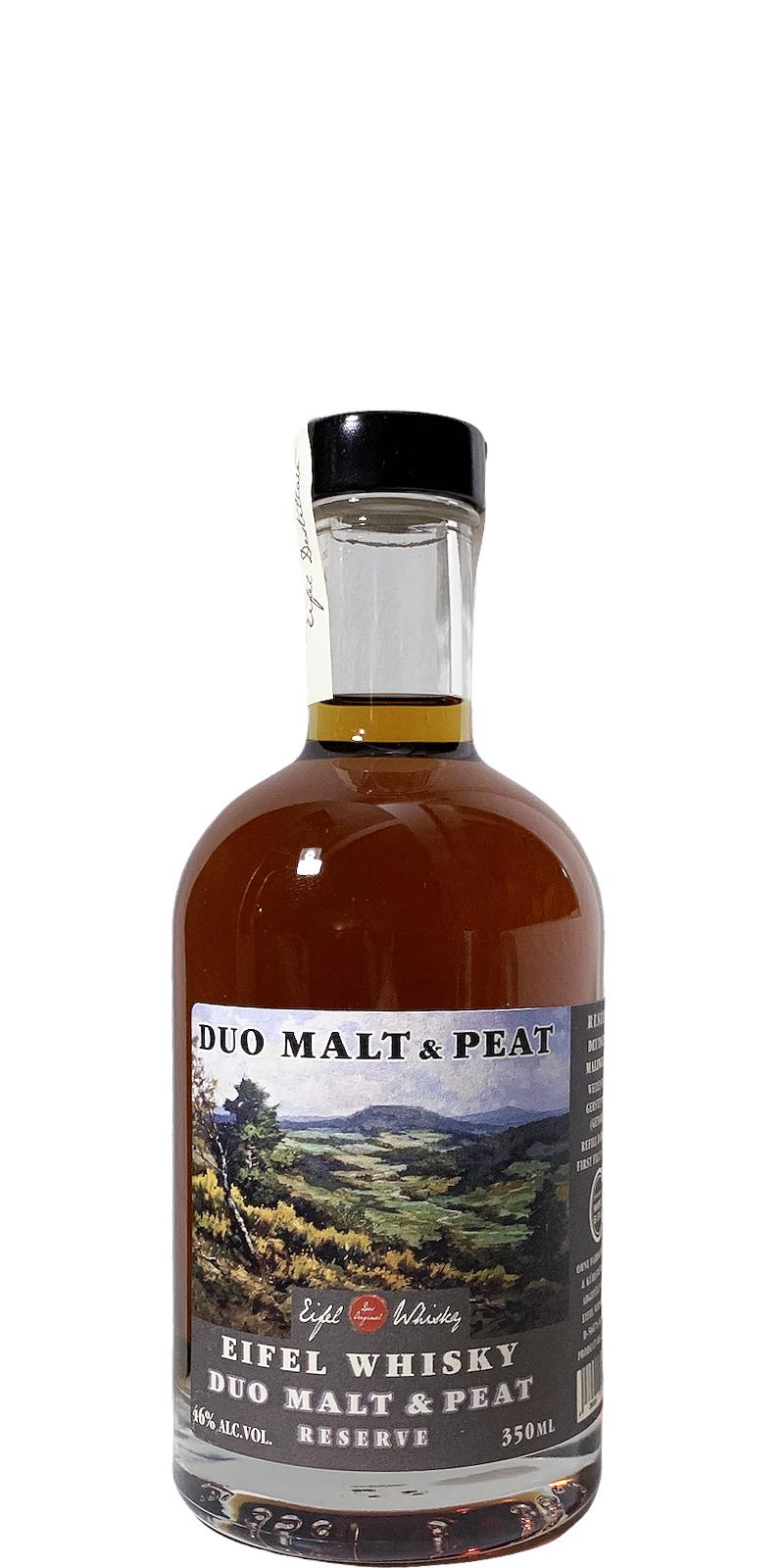 Eifel Whisky Duo Malt & Peat Reserve 46% 350ml