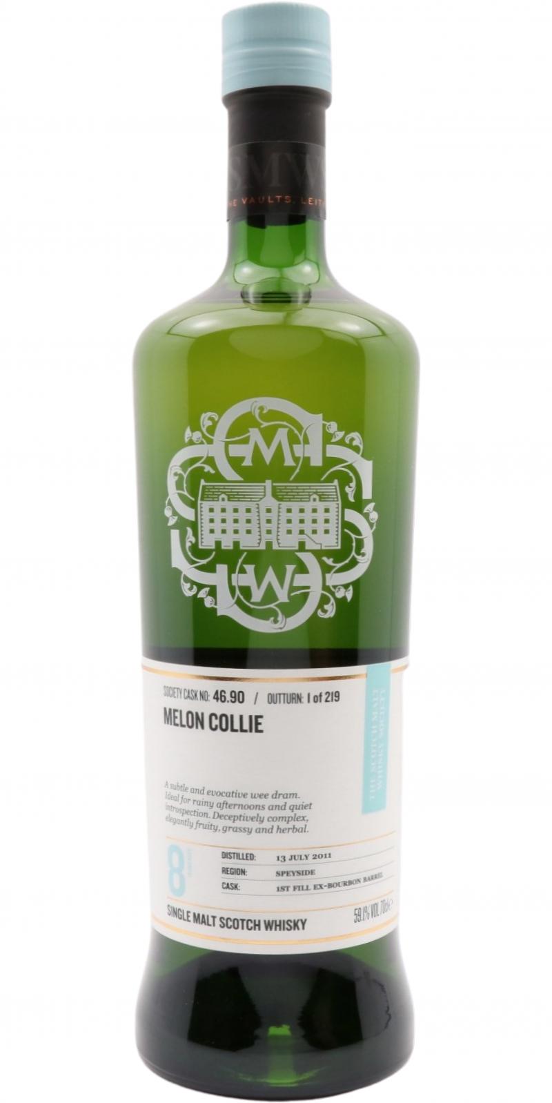 Glenlossie 2011 SMWS 46.90 Melon collie 1st Fill Ex-Bourbon Barrel 59.1% 700ml