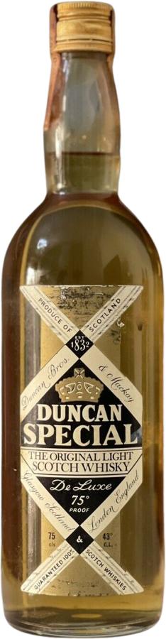 Duncan Special Scotch Whisky De Luxe A. Orlandi Milano 43% 750ml