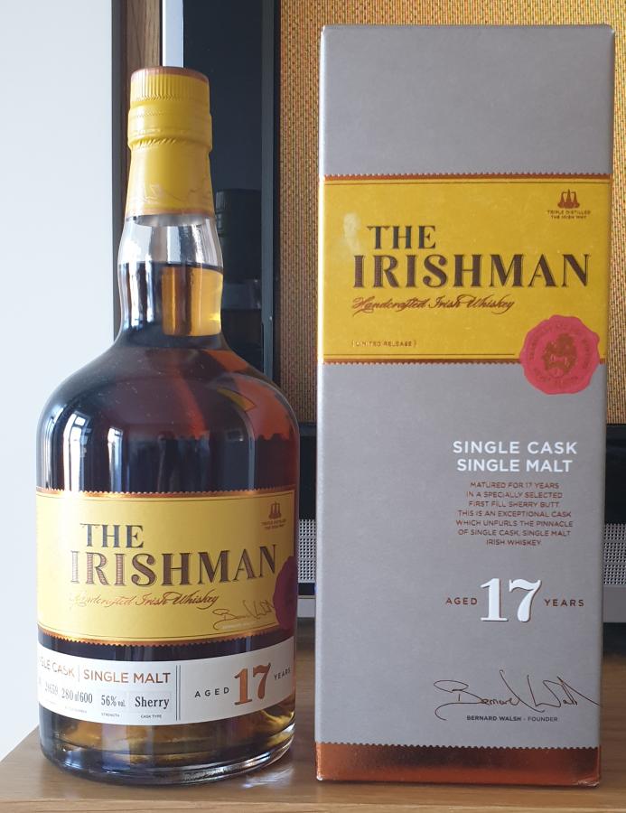 The Irishman 2001 Sherry #28659 56% 700ml