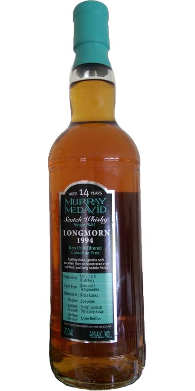 Longmorn 1994 MM Bourbon Rioja Tempranillo 46% 700ml
