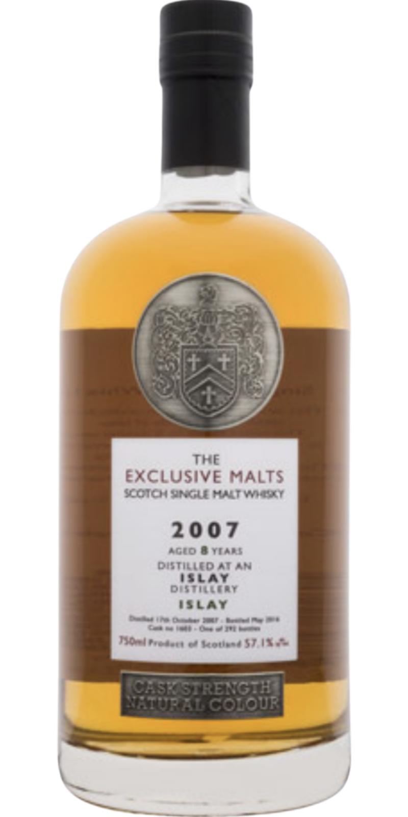 Islay 2007 CWC The Exclusive Malts Refill Sherry Hogshead 1603 57.1% 750ml