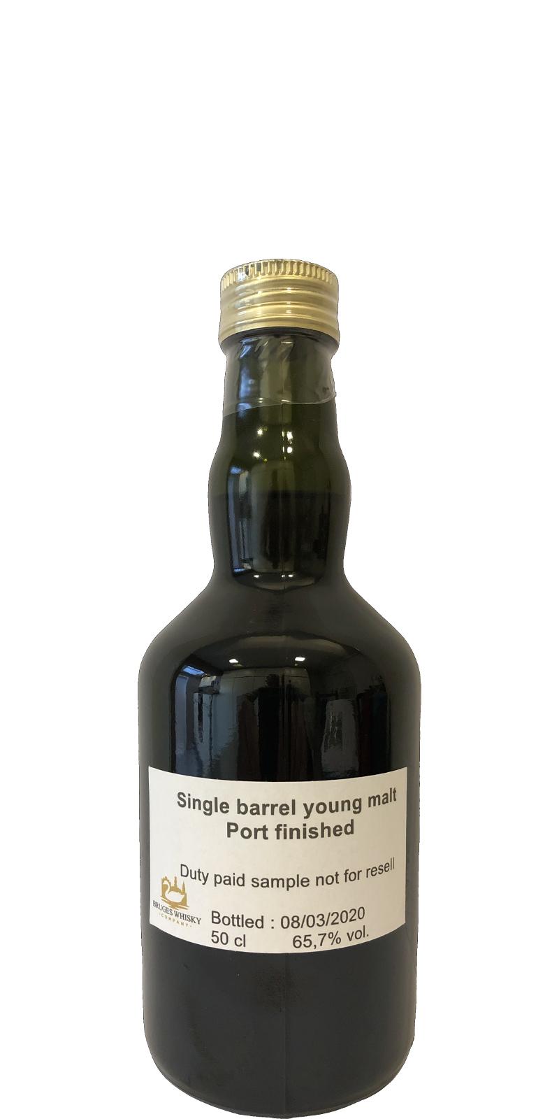 Bruges Whisky Company Single Barrel Young Malt