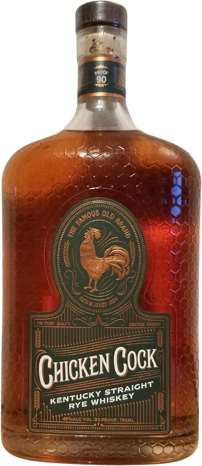 Chicken Cock Kentucky Straight Rye Whisky 45% 750ml