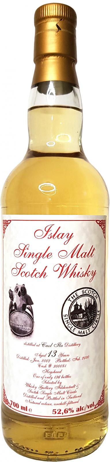 Caol Ila 2007 MC Islay Single Malt Scotch Whisky #300081 52.6% 700ml