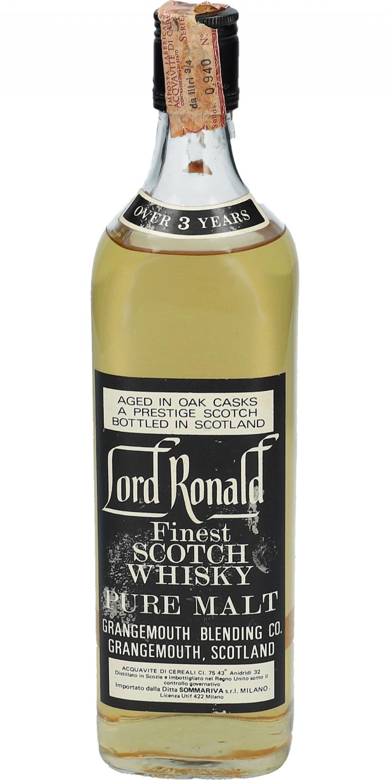Lord Ronald Finest Scotch Whisky