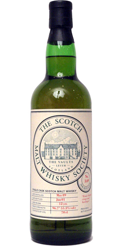 Bowmore 1989 SMWS 3.69 Roast chicken crisps and bandages 55.35% 700ml