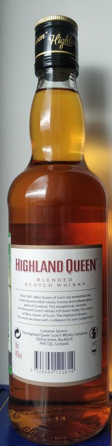 Highland Queen Blended Scotch Whisky HQSW