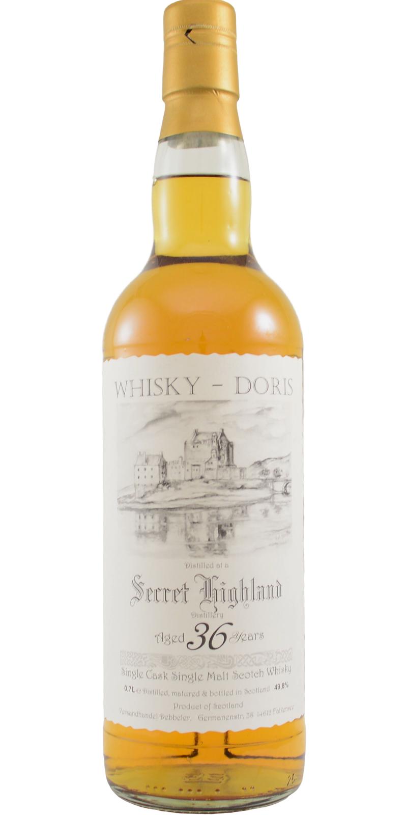 Secret Highland 1983 WD Refill Bourbon Hogshead #77 49.8% 700ml