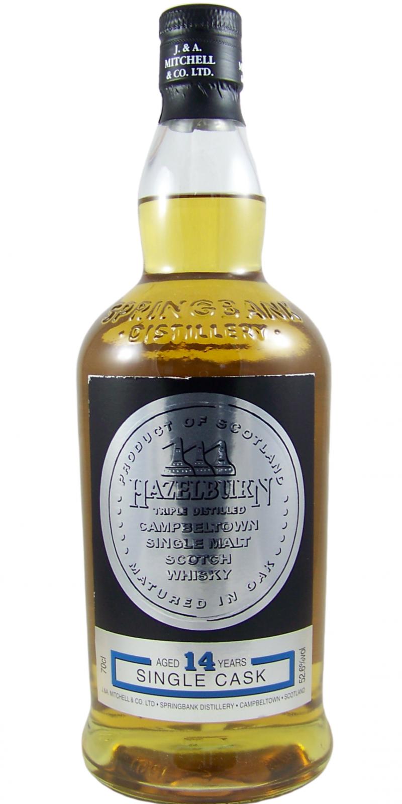 Hazelburn 2005 Single Cask Fresh Rum Barrel Gold Metal Marketing 52.6% 700ml