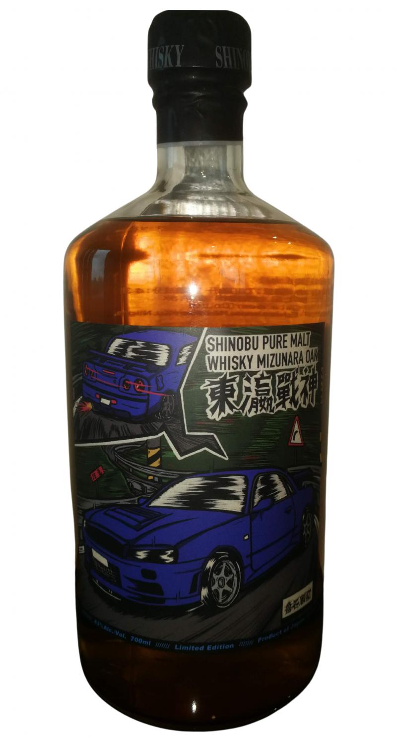 Shinobu Pure Malt Whisky Limited Edition GTR Blue Mizunara Oak www.whiskyclub.co 43% 700ml
